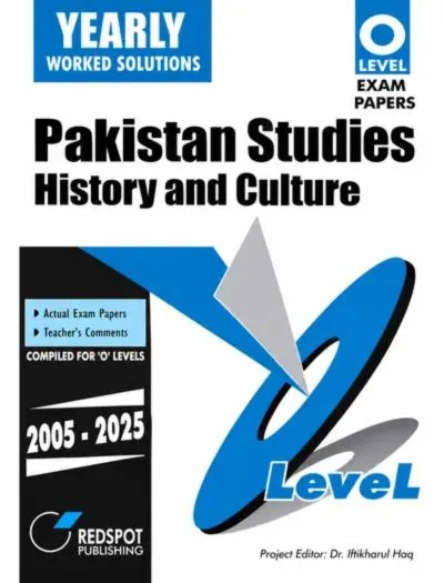 Redspot O Level Pakistan Studies History & Culture Yearly 2026 Edition Cover