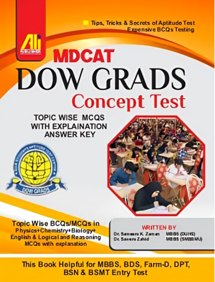 SINDH MDCAT Dow Grads Concept Test Book 2025