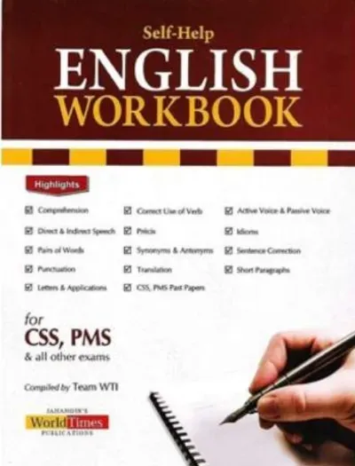 Self Help English Workbook By JWT book cover