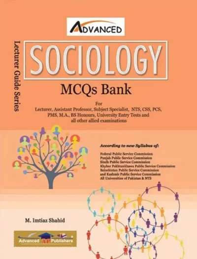 Sociology MCQs Bank By M Imtiaz Shahid Advanced Publishers book cover