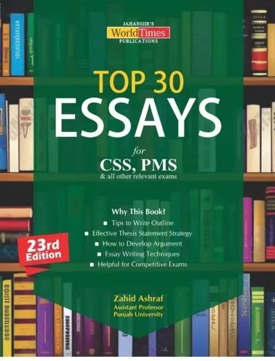 TOP 30 ESSAYS BY ZAHID ASHRAF JWT 23rd Edition book cover