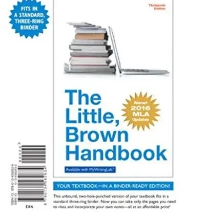 The Little Brown Handbook 13th Edition book cover