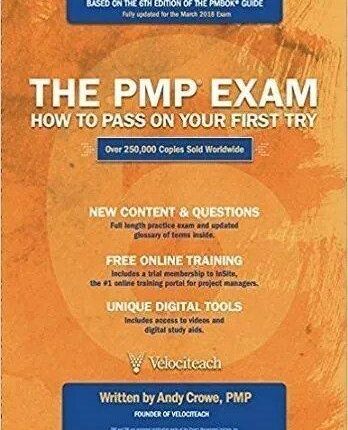The PMP Exam How to Pass on Your First Try 6th Edition Andy Crowe image cover