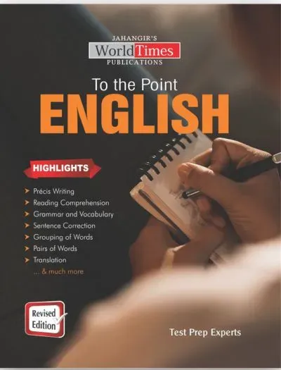 To the Point English by Adeel Niaz - Jahangir World Times Latest book cover