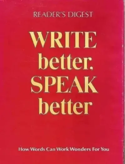 Write Better Speak Better By Readers Digest Association book cover