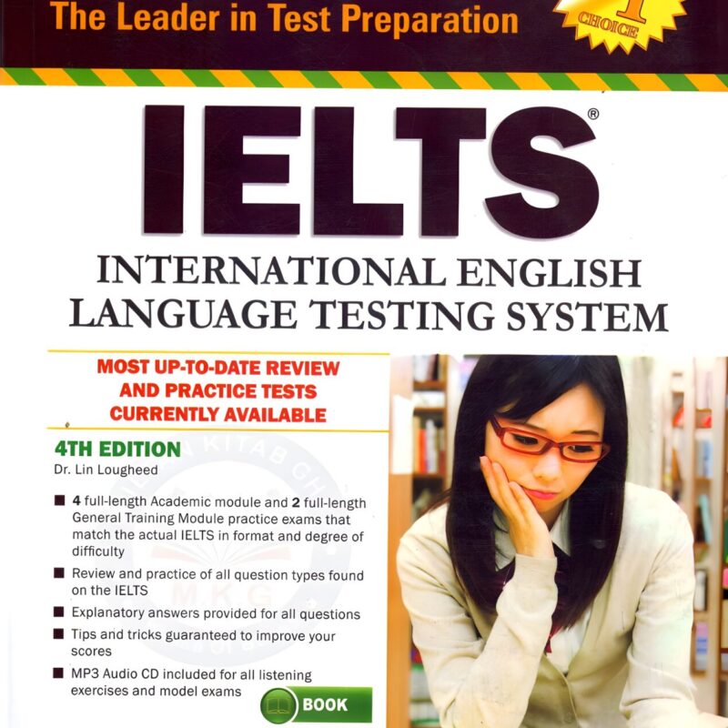 Barrons IELTS International English Language Testing System Book cover