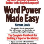 Word Power Made Easy By Norman Lewis