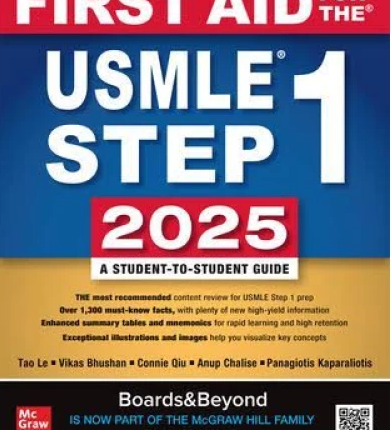 First Aid for USMLE Step 1 2025 book cover