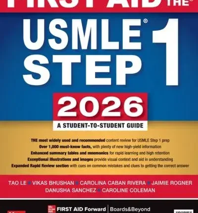 First Aid for the USMLE Step 1 2026 Latest Edition book cover