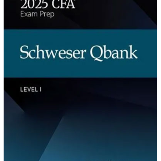 CFA Level 1 2025 QBank Kaplan Schweser