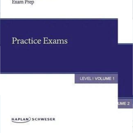 Kaplan Schweser CFA Level 1 2025 Practice Exams