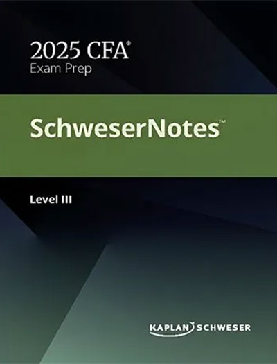 Kaplan Schweser CFA Level 3 Notes 2025