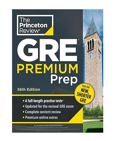 Princeton Review GRE Premium Prep 36th Edition (2025)