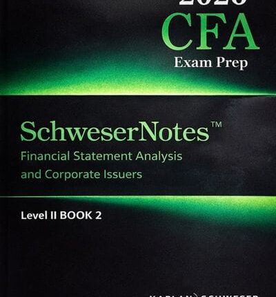 Kaplan Schweser CFA Level 2 Notes 2026 front book cover