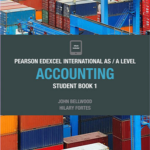 Pearson Edexcel International AS A Level Accounting Student Book 1 book cover