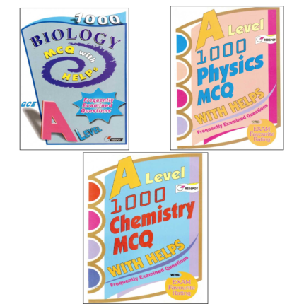 A Level 1000 MCQs with Helps Redspot – 3 Book Bundle 2025 Image Cover