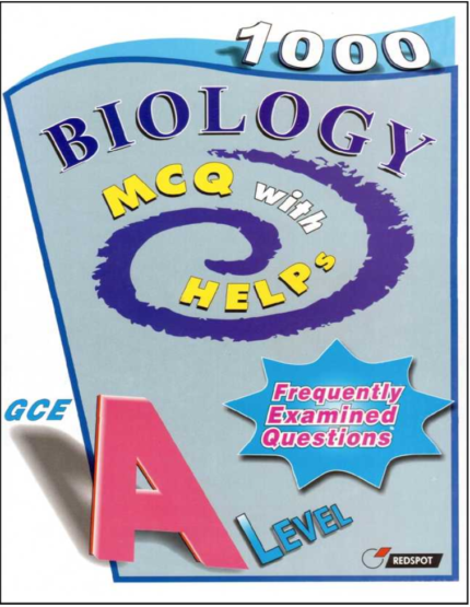 A Level Biology 1000 MCQs With Helps by Redspot cover image