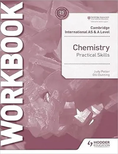 Cambridge International AS & A Level Chemistry Practical Skills Workbook Hodder – Cover Image