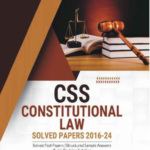 Constitutional Law CSS Solved Papers by Dogar Brothers book cover