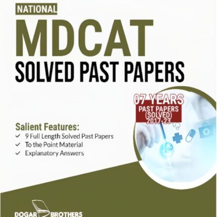 National MDCAT Solved Past Papers 2025 book cover