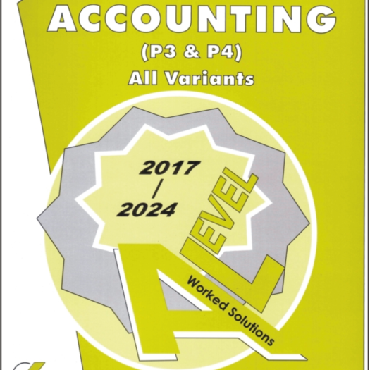 Redspot A Level Accounting 2025 Solved Topical Papers 3 and 4 Book Cover