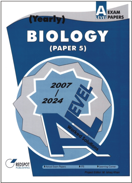 Redspot A Level Biology Paper 5 Yearly 2025 Edition book cover