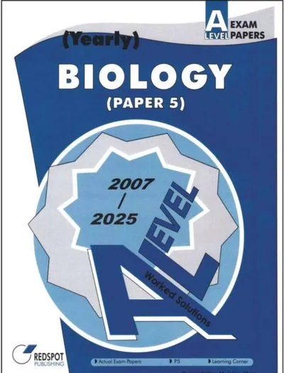 Redspot A Level Biology Paper 5 Yearly 2026 Edition Cover