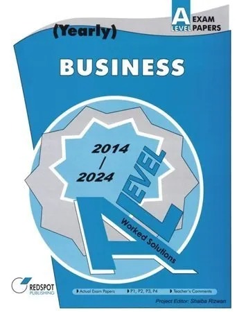 Redspot A Level Business Studies Yearly 2025 Edition book cover