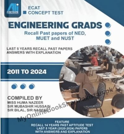 ECAT Engineering GRADS MCQs Past Papers 2025 Edition image cover