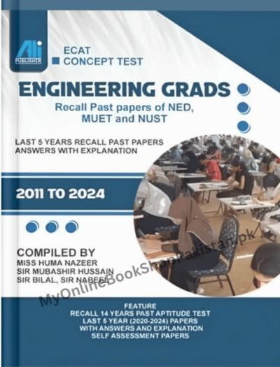 ECAT Engineering GRADS MCQs Past Papers 2025 Edition image cover