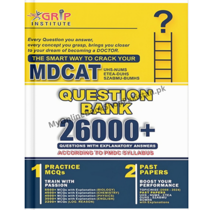 GRIP MDCAT 26000+ Question Bank 2025 image cover