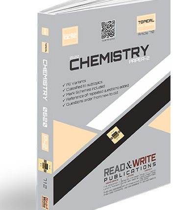 Chemistry IGCSE P-2 Topical Past Papers Art No 712 Book Cover
