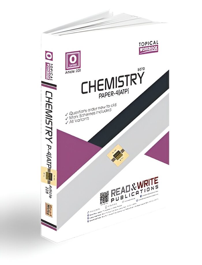 Chemistry O Level Paper 4 ATP Topical Workbook Article No 228 Book Cover