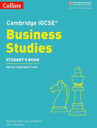 Collins Cambridge IGCSE Business Studies Student Book
