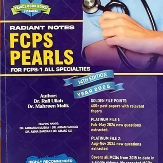 FCPS Pearls Part 1 by Dr Rafi Ullah 14th Edition 2025