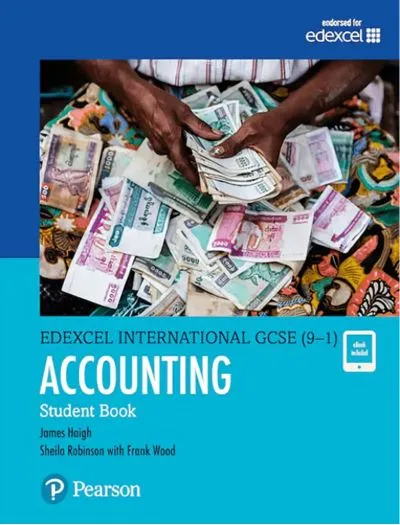 Pearson Edexcel GSCE Accounting 9-1 Student Book Cover