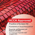 BPP ACCA F4 Corporate and Business Law (LW-ENG) Practice and Revision Kit 2024 book cover