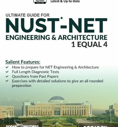 NUST NET Engineering And Architecture 1 Equal 4 Guide Book Cover