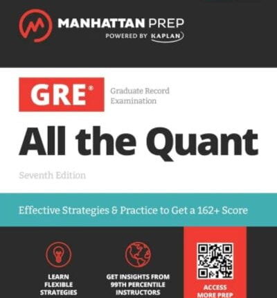 Manhattan Prep GRE All the Quant 7th edition book cover