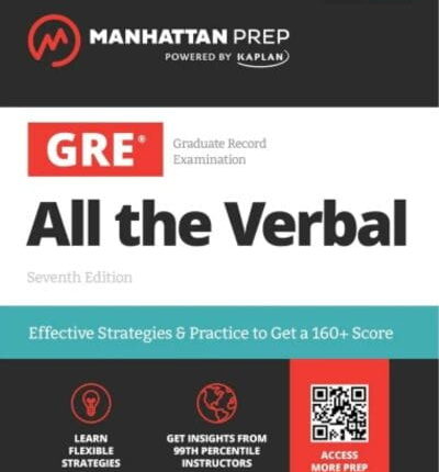 Manhattan Prep GRE All the Verbal 7th edition book cover