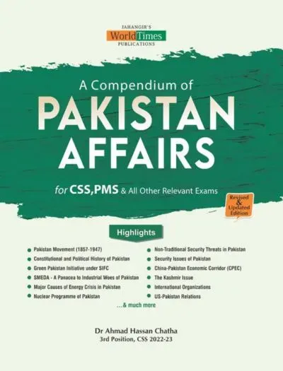 A Compendium of Pakistan Affairs by JWT book cover