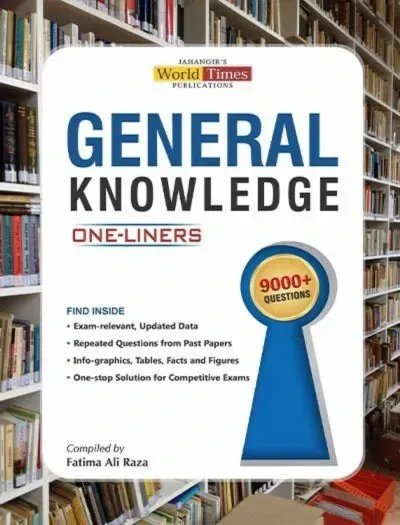 General Knowledge One Liners GK By Fatima Ali Raza JWT Book Cover