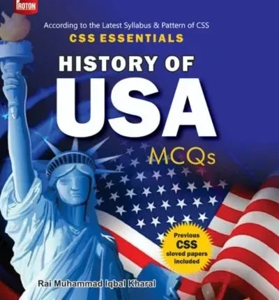 History Of USA MCQs (CSS Essentials) - Proton Publisher Book Cover