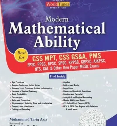 Modern Mathematical Ability for CSS MPT by JWT book cover