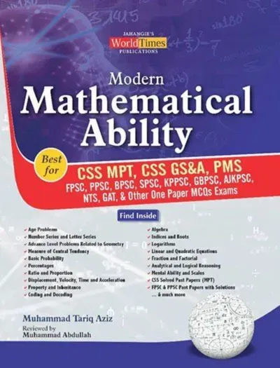 Modern Mathematical Ability for CSS MPT by JWT book cover