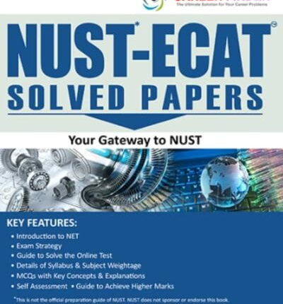 NUST ECAT Solved Papers by Dogar Brothers front book cover