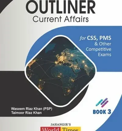 The Outliner Current Affairs Plus by Waseem Riaz Khan JWT book cover