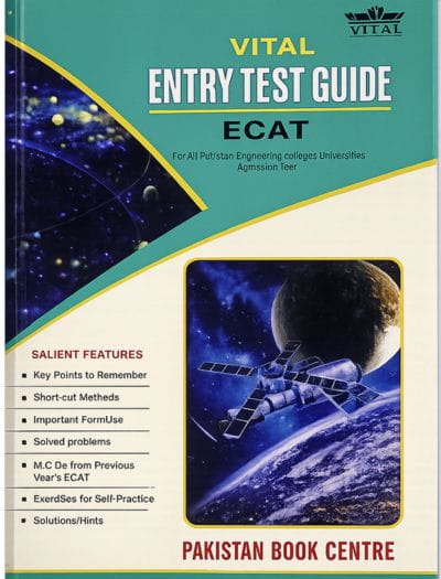 Vital ECAT Entry Test Guide for Engineering book cover