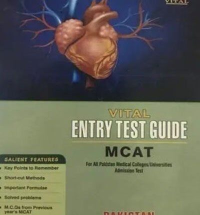 Vital MDCAT Entry Test Guide for NUMS & PMS 2026 Edition book cover
