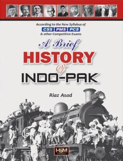 A Brief History of Indo-Pakistan by Asad Riaz HSM book cover